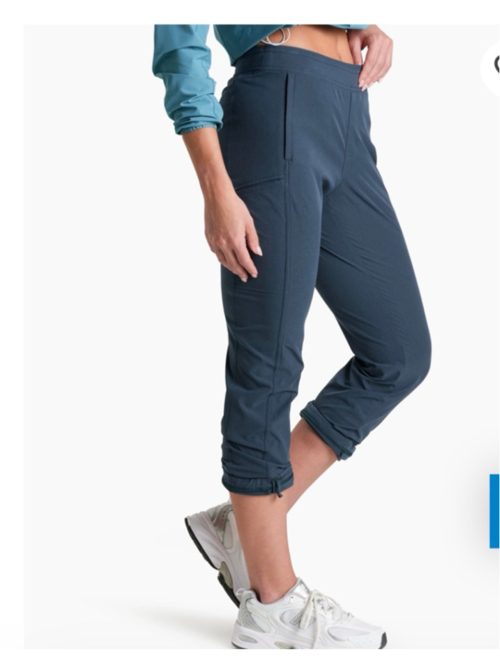 Women's KÜHL FREEFLEX DASH Blue Hiking Pants Small Regular Length